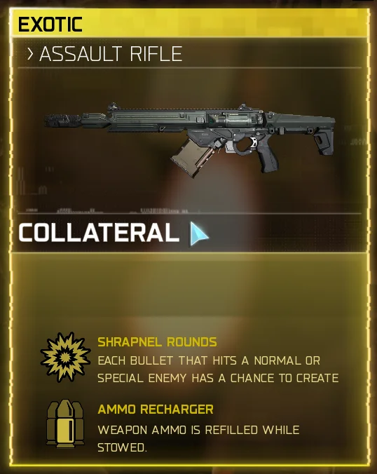 Collateral in-game