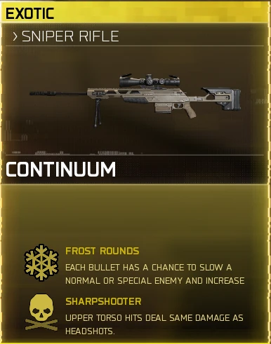 Continuum in-game