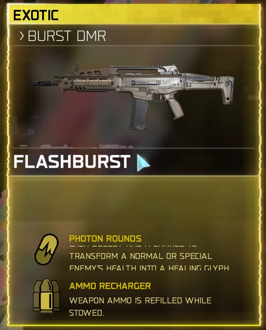 Flashburst in-game