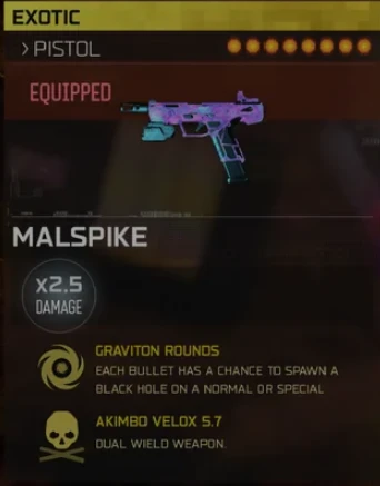Malspike in-game