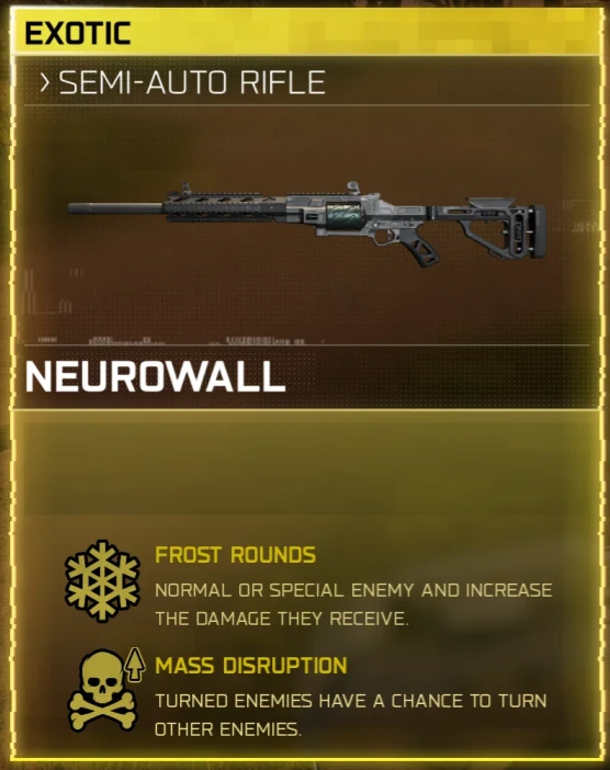 Neurowall in-game