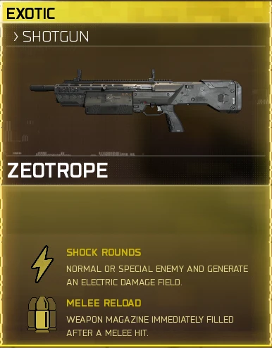 Zeotrope in-game